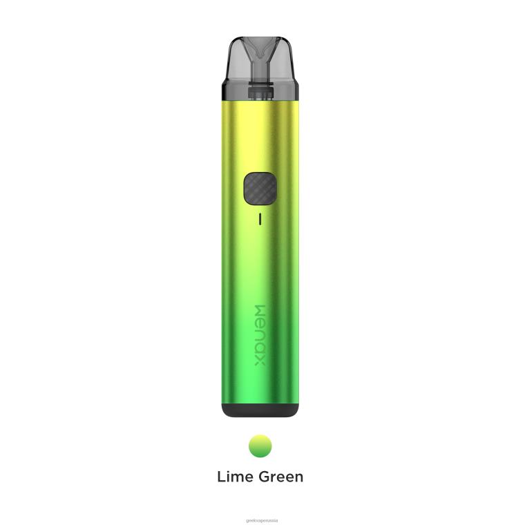 Стартовый комплект wenax h1 1000 мАч зеленый лайм ZV2BB118 GeekVape - GEEK VAPE on sale